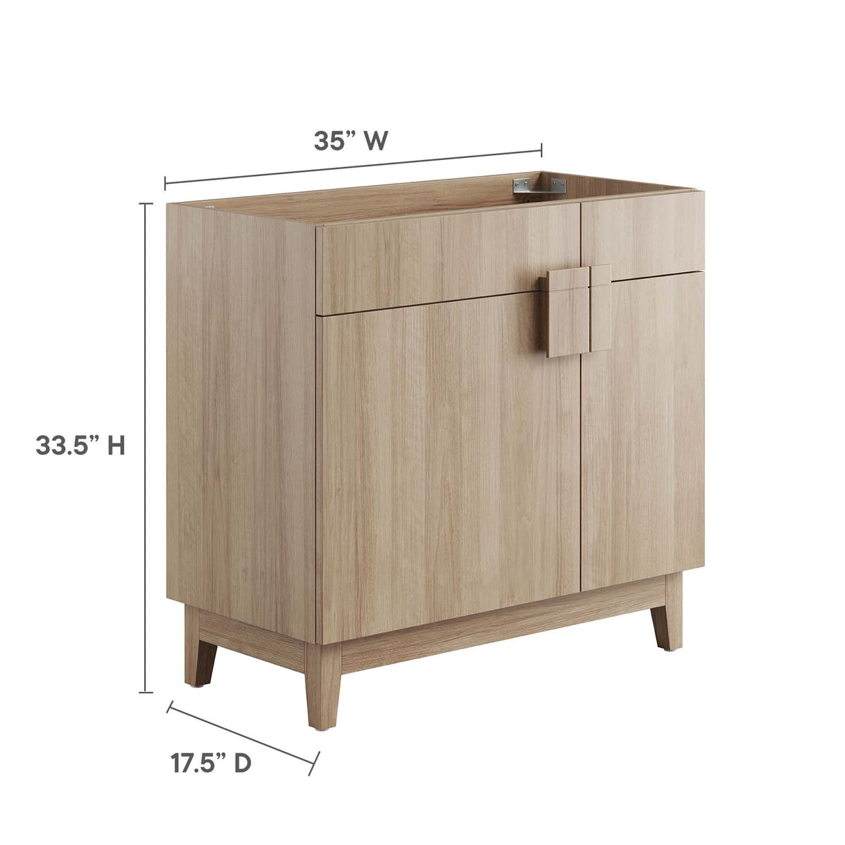 Miles 36" Bathroom Vanity Cabinet (Sink Basin Not Included)