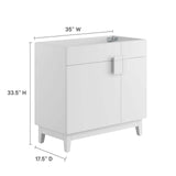 Miles 36" Bathroom Vanity Cabinet (Sink Basin Not Included)