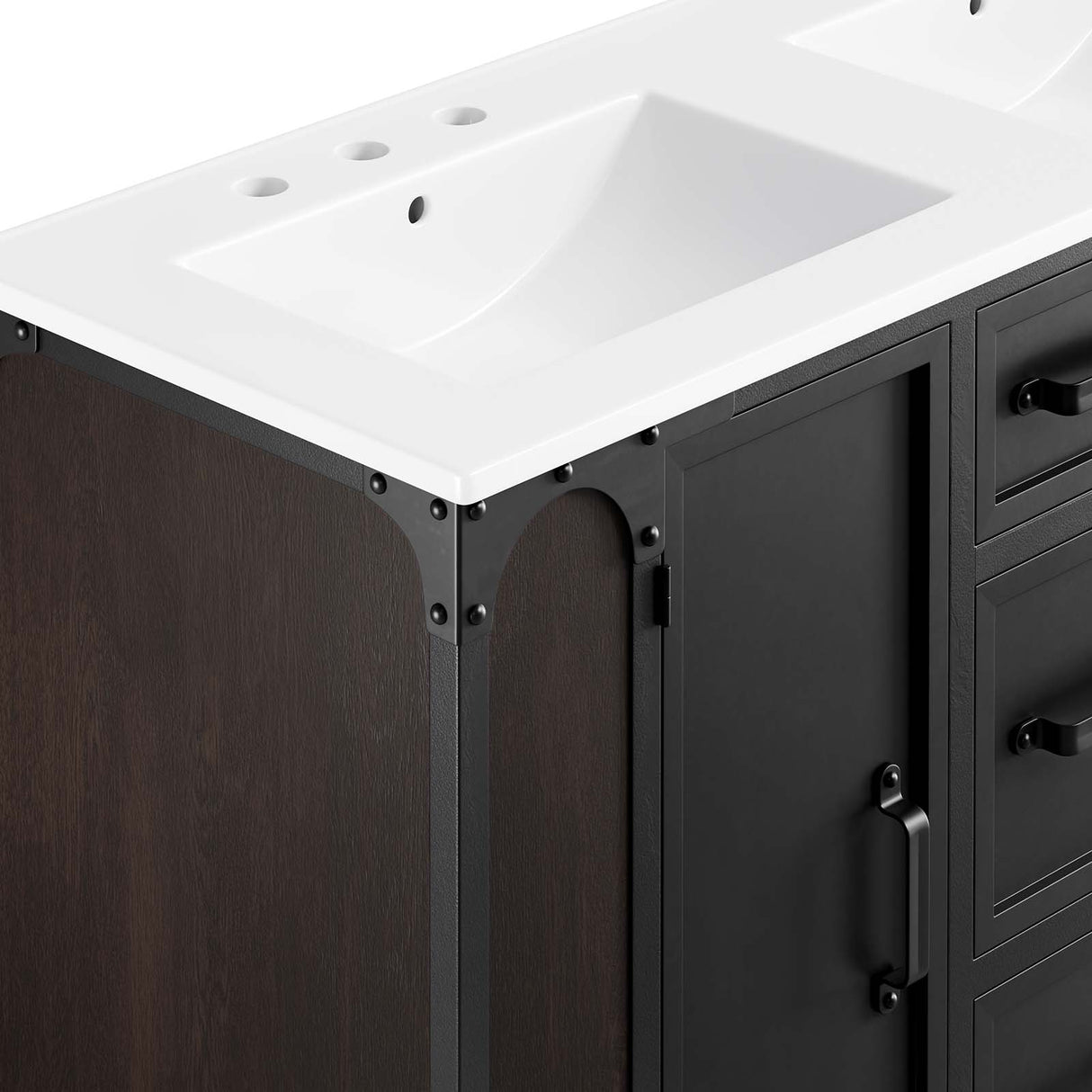 Steamforge 48" Double Sink Bathroom Vanity