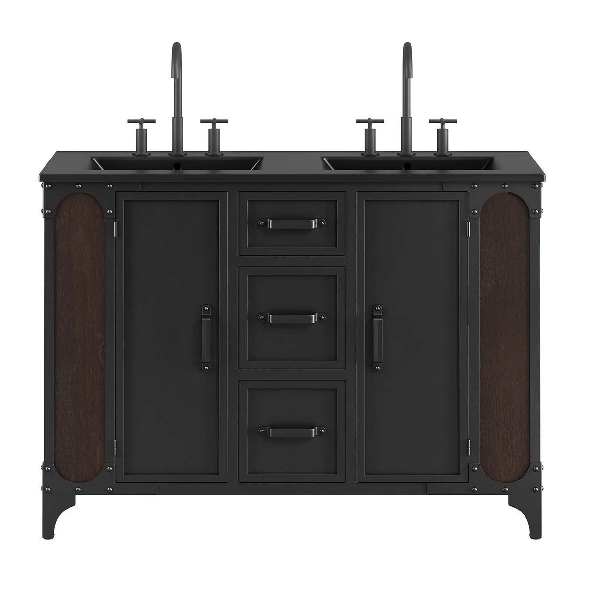 Steamforge 48" Double Sink Bathroom Vanity