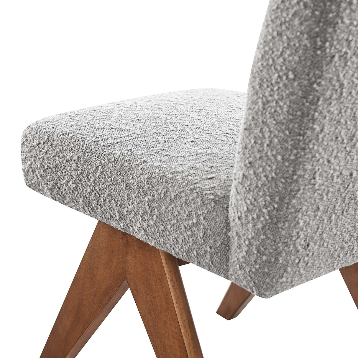 Lyra Boucle Fabric Dining Room Side Chair - Set of 2