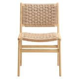 Saoirse Woven Rope Wood Dining Side Chair - Set of 2