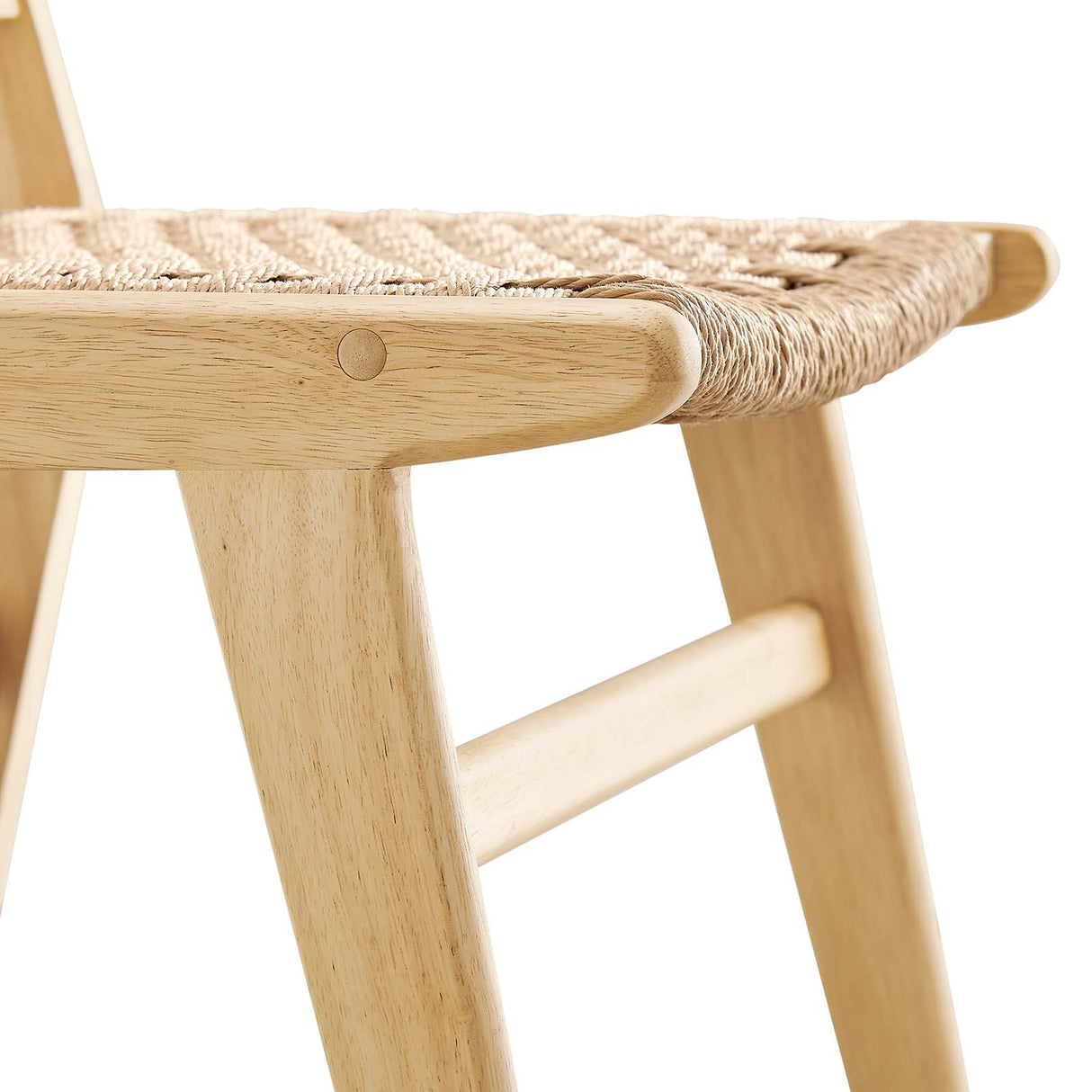 Saoirse Woven Rope Wood Dining Side Chair - Set of 2