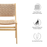 Saoirse Woven Rope Wood Dining Side Chair - Set of 2