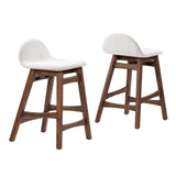 Juno Wood Counter Stool - Set of 2