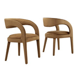 Pinnacle Performance Velvet Dining Chair Set of Two