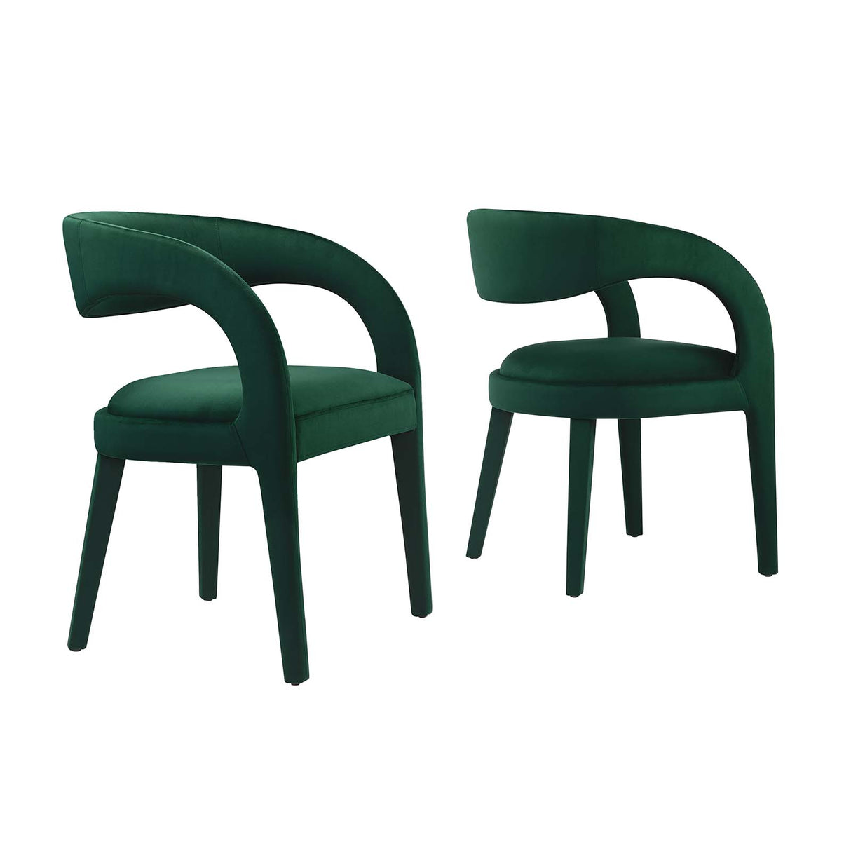 Pinnacle Performance Velvet Dining Chair Set of Two