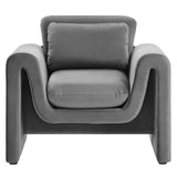 Waverly Performance Velvet Armchair