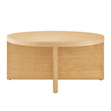 Silas Round Wood Coffee Table