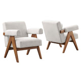 Lyra Fabric Armchair - Set of 2