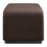 Koda Performance Velvet Waterfall Ottoman