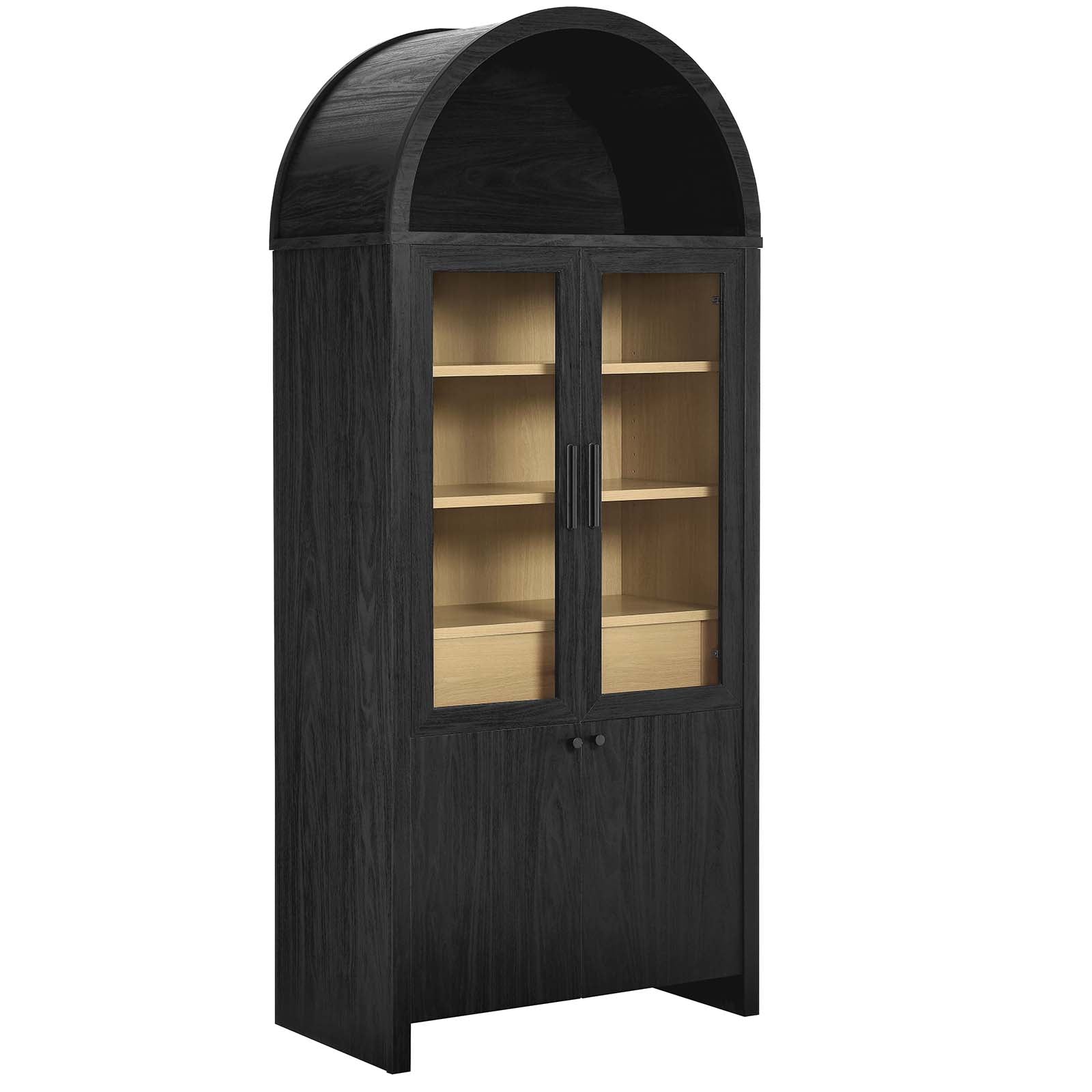 Evie Arched Tall Display Cabinet
