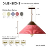 Summit Mountain  Cranberry Red Pendant Light, Max 20W, E26 Base, Damp Rated
