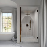 ZLINE Autograph Edition Crystal Bay Thermostatic Shower System in Champagne Bronze (CBY-SHS-T2-CB)