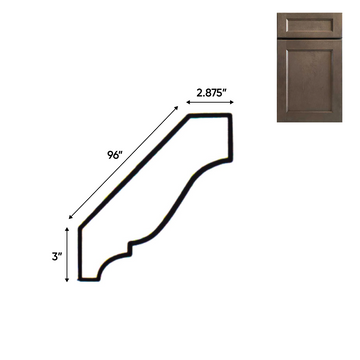 Essence Cemento - Standard Crown Molding - 2.87