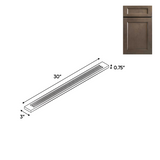 RTA - Essence Cemento - Flutted Wall Fillers - 3"W x 30"H x 0.75"D - ESC-FF330