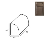 RTA - Essence Cemento - Quarter Round Molding - 96"W x 0.75"H x 0.75"D - ESC-QR