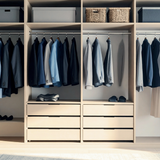 Earth Oak Closets - 36" Jewelry Access Shelf (24" D) - 36" Width  x 19.125" Depth