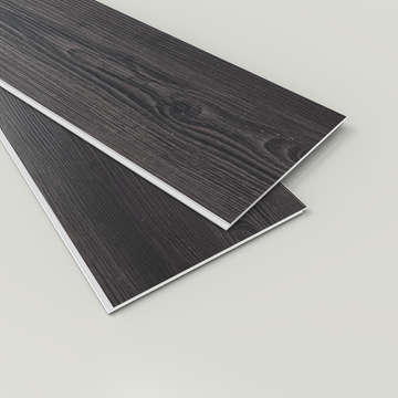 SPC Rigid Core Plank Espresso Flooring, 9" x 60" x 6.5mm, 22 mil Wear Layer