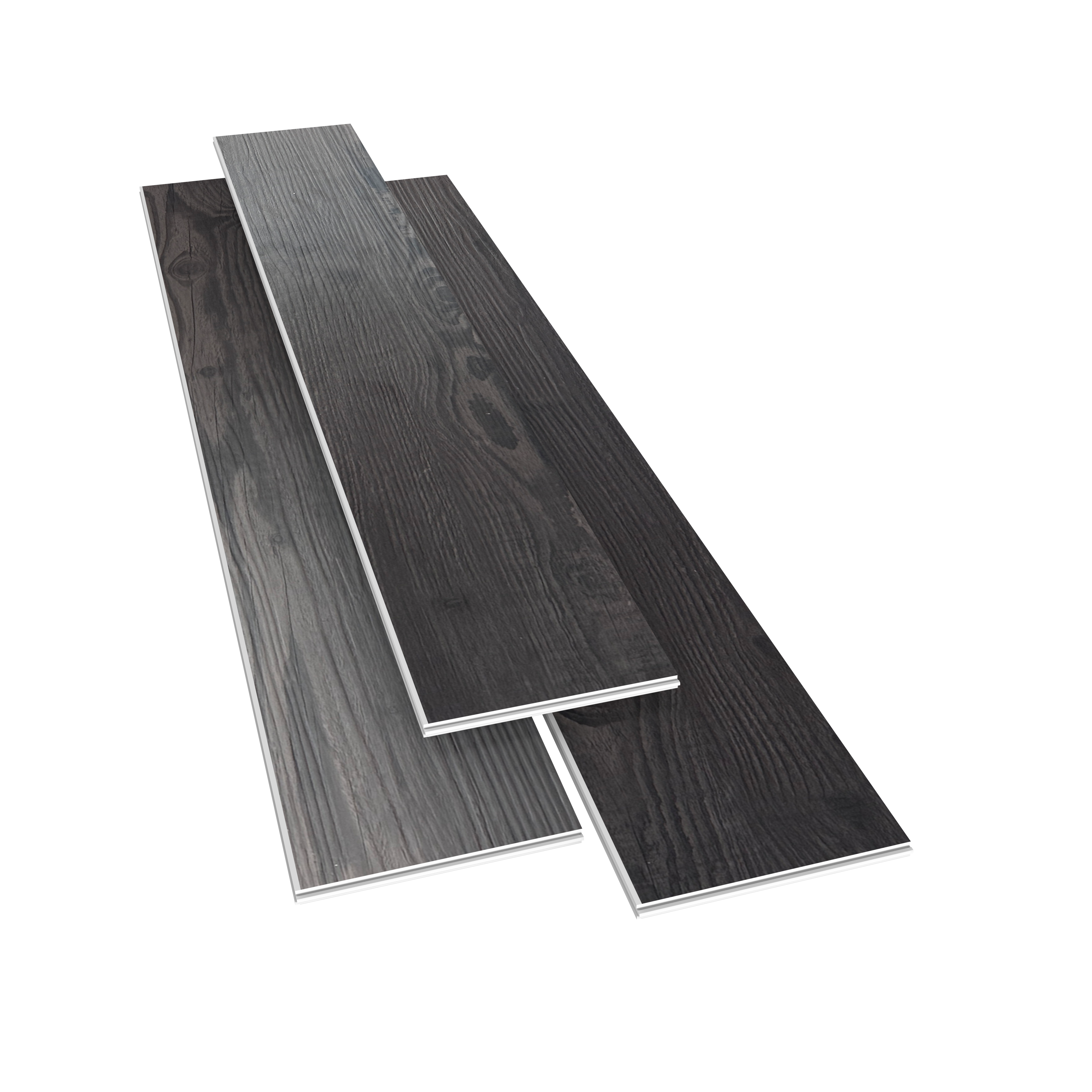 SPC Rigid Core Plank Espresso Flooring, 9" x 60" x 6.5mm, 22 mil Wear Layer