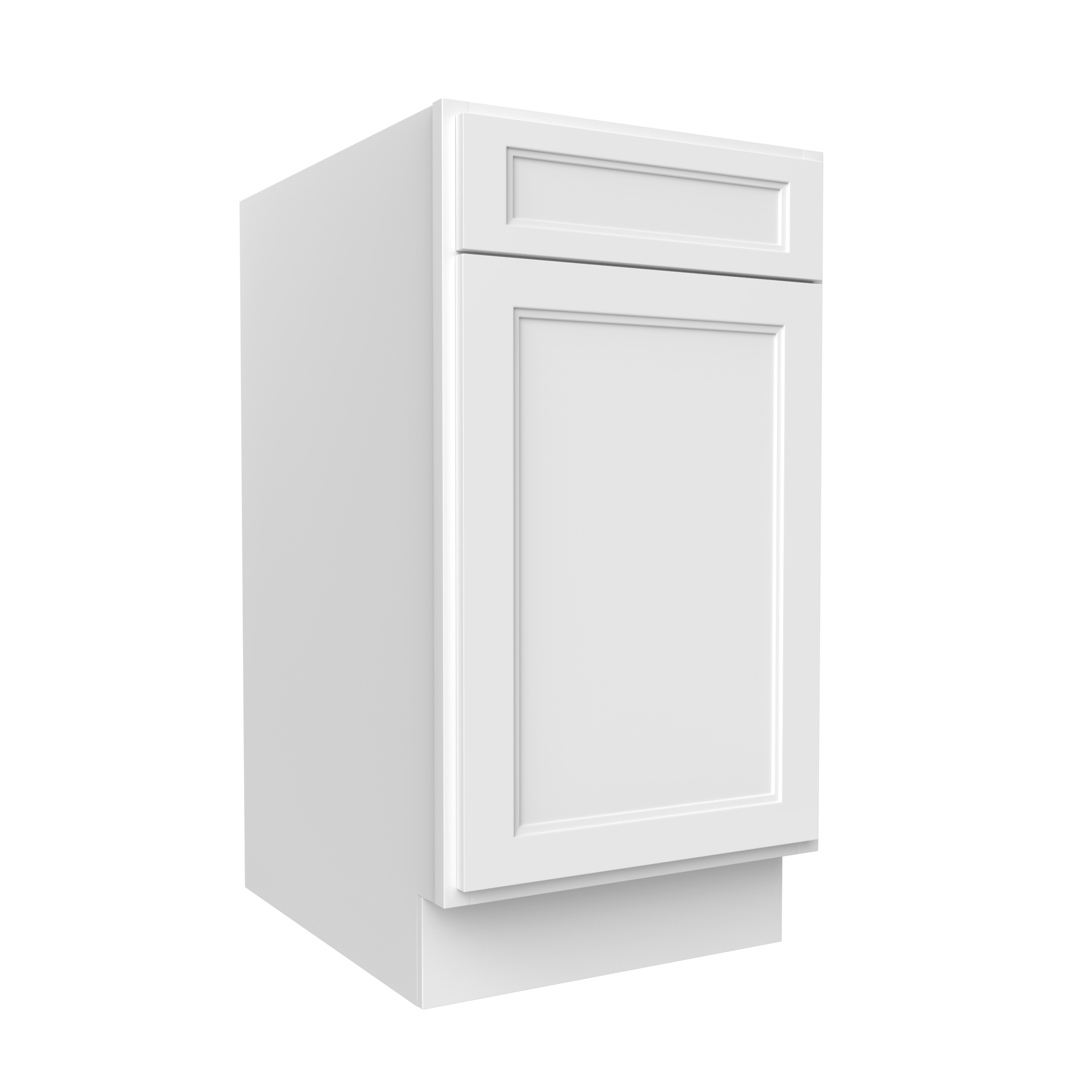 RTA - Fashion White - Single Door Base Cabinet | 18"W x 34.5"H x 24"D