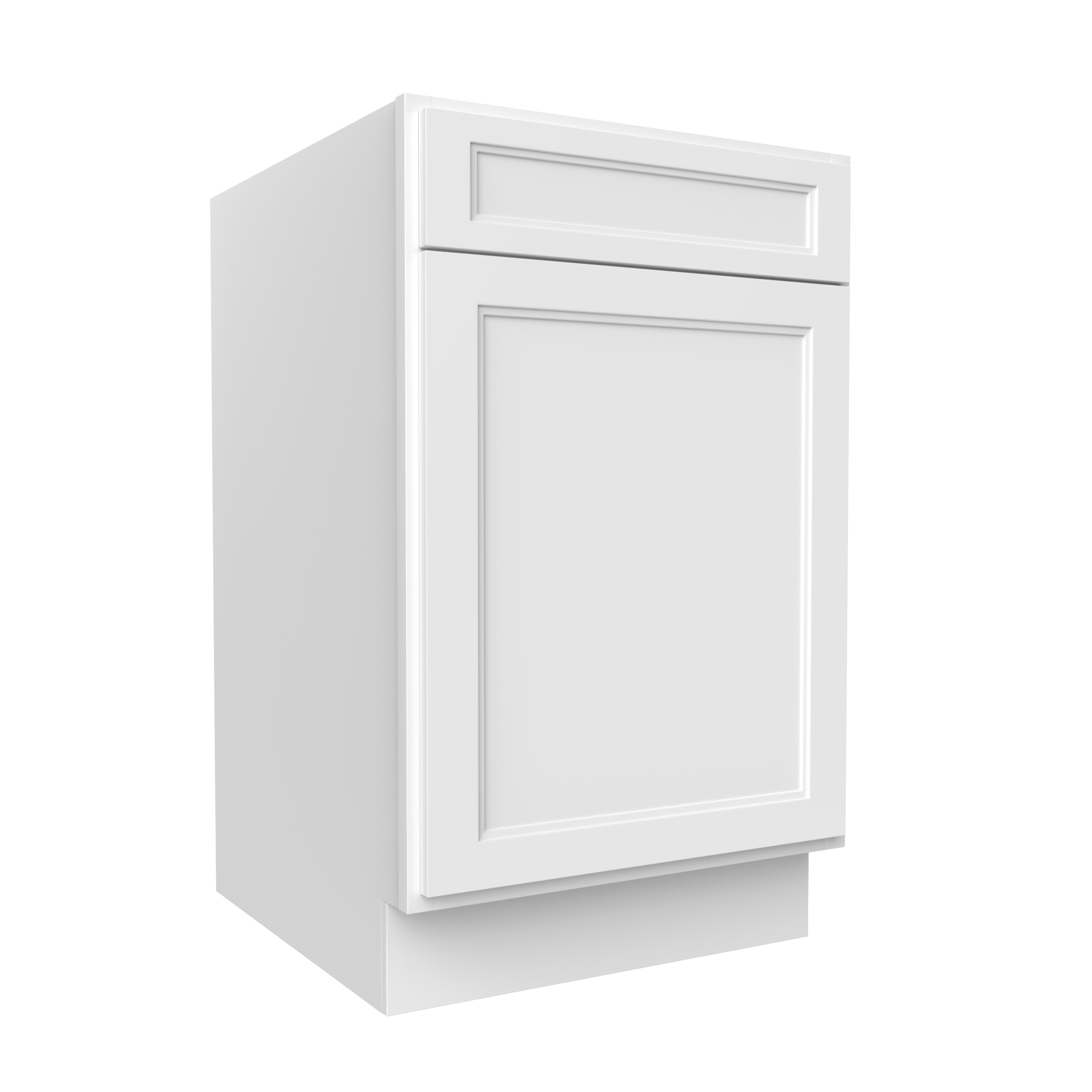 RTA - Fashion White - Single Door Base Cabinet | 21"W x 34.5"H x 24"D
