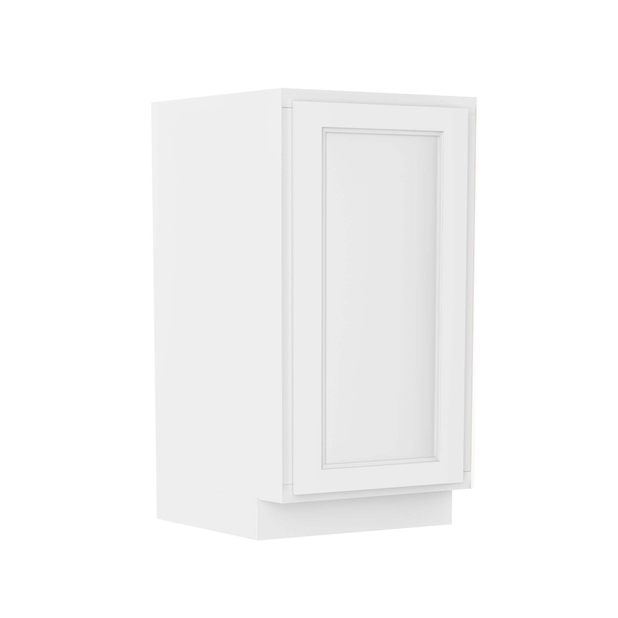 RTA - Fashion White - Base End Cabinet | 12"W x 34.5"H x 24"D