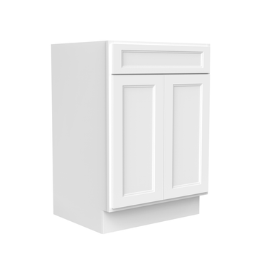 RTA - Fashion White - Double Door Vanity Cabinet | 24"W x 34.5"H x 21"D
