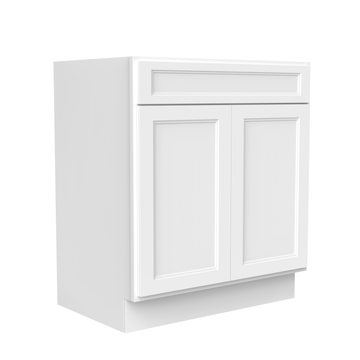 RTA - Fashion White - Double Door Vanity Cabinet | 30