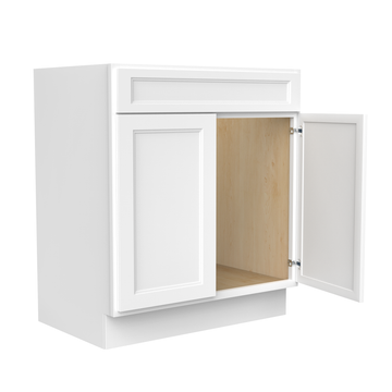 RTA - Fashion White - Double Door Vanity Cabinet | 30