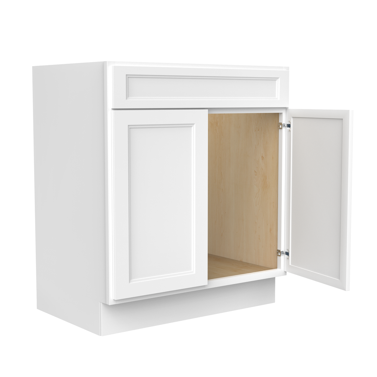 RTA - Fashion White - Double Door Vanity Cabinet | 30"W x 34.5"H x 21"D