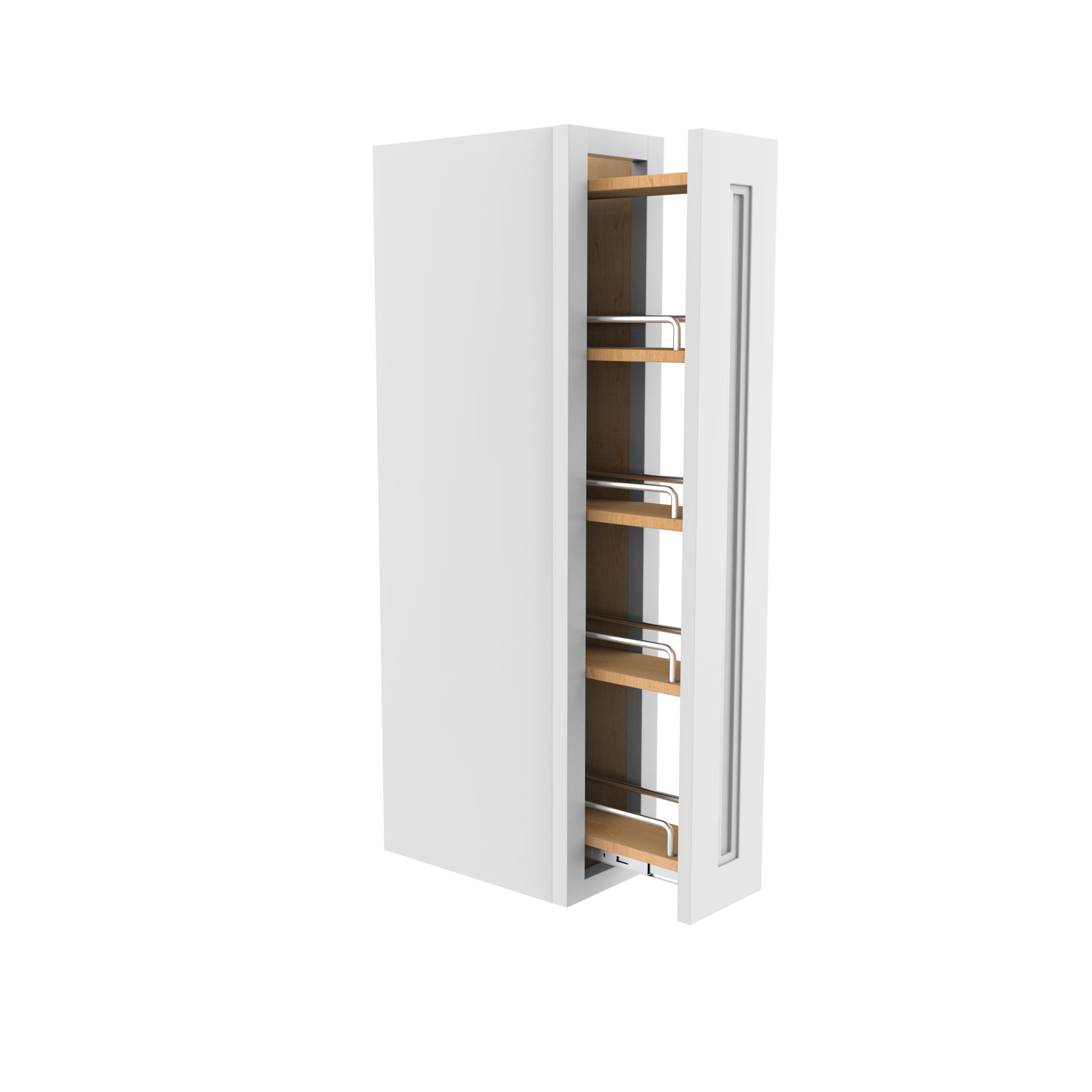 Fashion White - Wall Spice Cabinet | 6"W x 36"H x 12"D