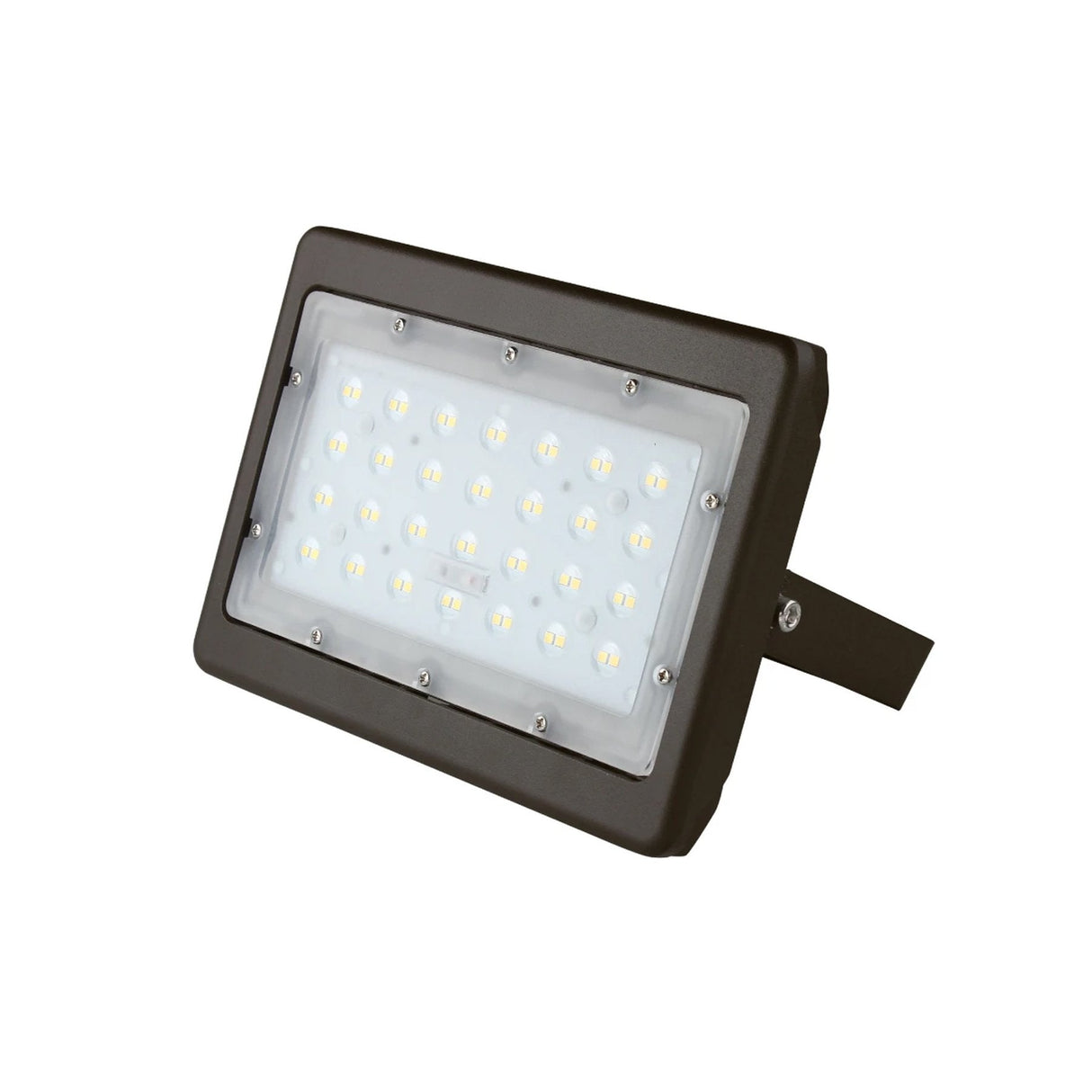 LED Flood Light 50W - 250W Equivalent Bronze Finish - U-Bracket Mount - 6250 Lumens - 5700K DLC Approved