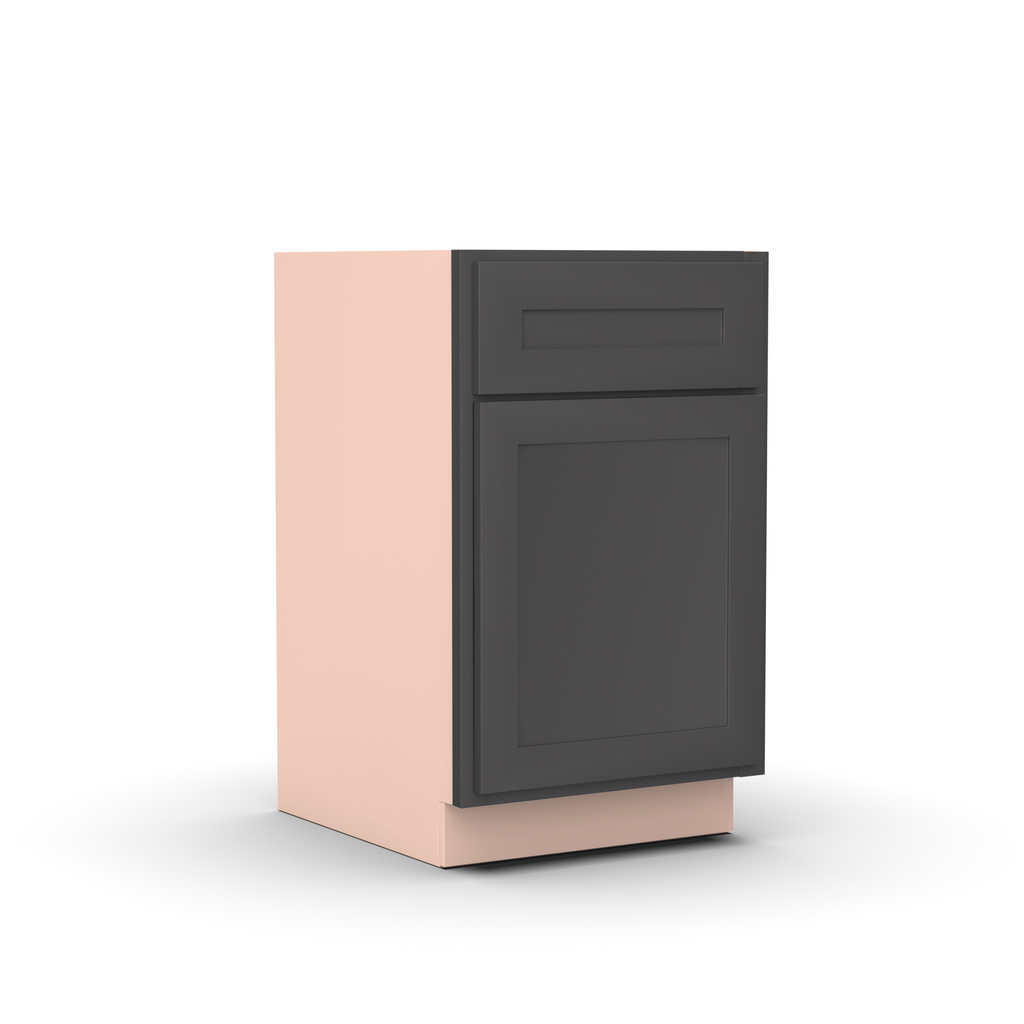 Liberty Shaker Grey - 18 Inch File Drawer Base Cabinet - 18