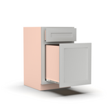 Liberty Shaker Ashen - 18 Inch File Drawer Base Cabinet - 18" Width x 30" Height x 21" Depth