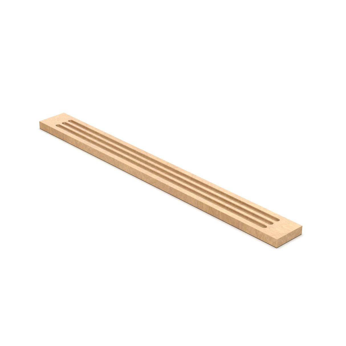 Liberty Shaker Karamel - 3 Inch Flutted Wall Fillers Accessories - 3" Width x 30" Height x .75" Depth