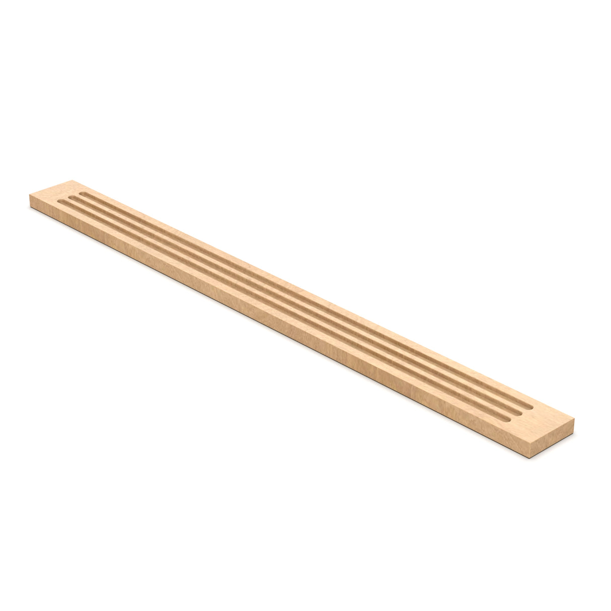 Liberty Shaker Karamel - 3 Inch Flutted Wall Fillers Accessories - 3" Width x 36" Height x .75" Depth