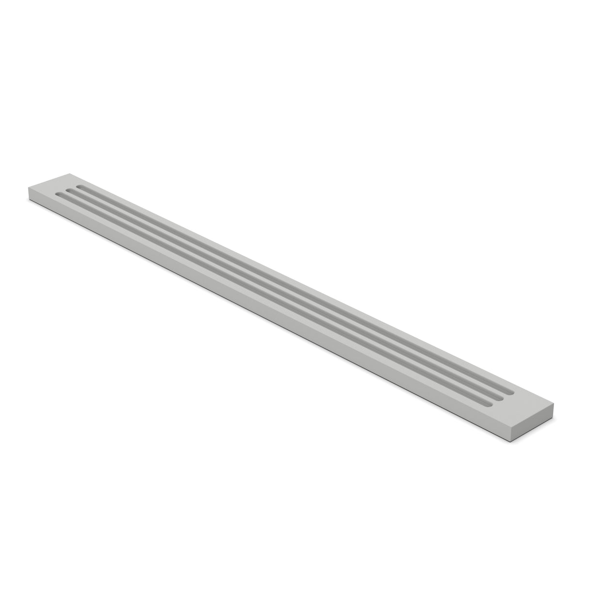 Liberty Shaker Ashen - 3 Inch Flutted Wall Fillers Accessories - 3" Width x 36" Height x .75" Depth