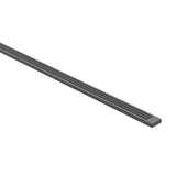 Liberty Shaker Grey - 3 Inch Flutted Wall Fillers Accessories - 3" Width x 96" Height x .75" Depth
