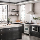 ZLINE 24 in. 2.8 cu. ft. Legacy Dual Fuel Range with Gas Cooktop and Electric Convection Oven in Satin Stainless Steel with 4 Brass Burners (RAS-SN-BR-24)