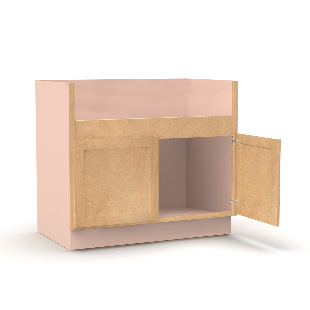 Liberty Shaker Karamel - 39 Inch Farm Sink Base Cabinet - 39" Width x 34.5" Height x 24" Depth