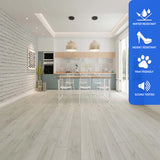 SPC Luxury Vinyl Flooring, Almont Haze, 7" x 72" x 5.5mm, 20 mil Wear Layer - Lone Star Spirit Collections (28.37SQ FT/ CTN)