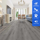 SPC Luxury Vinyl Flooring, Click Lock Floating, Monogram, 7" x 48" x 5mm, 12 mil Wear Layer - Bambino Collections (23.64SQ FT/ CTN)