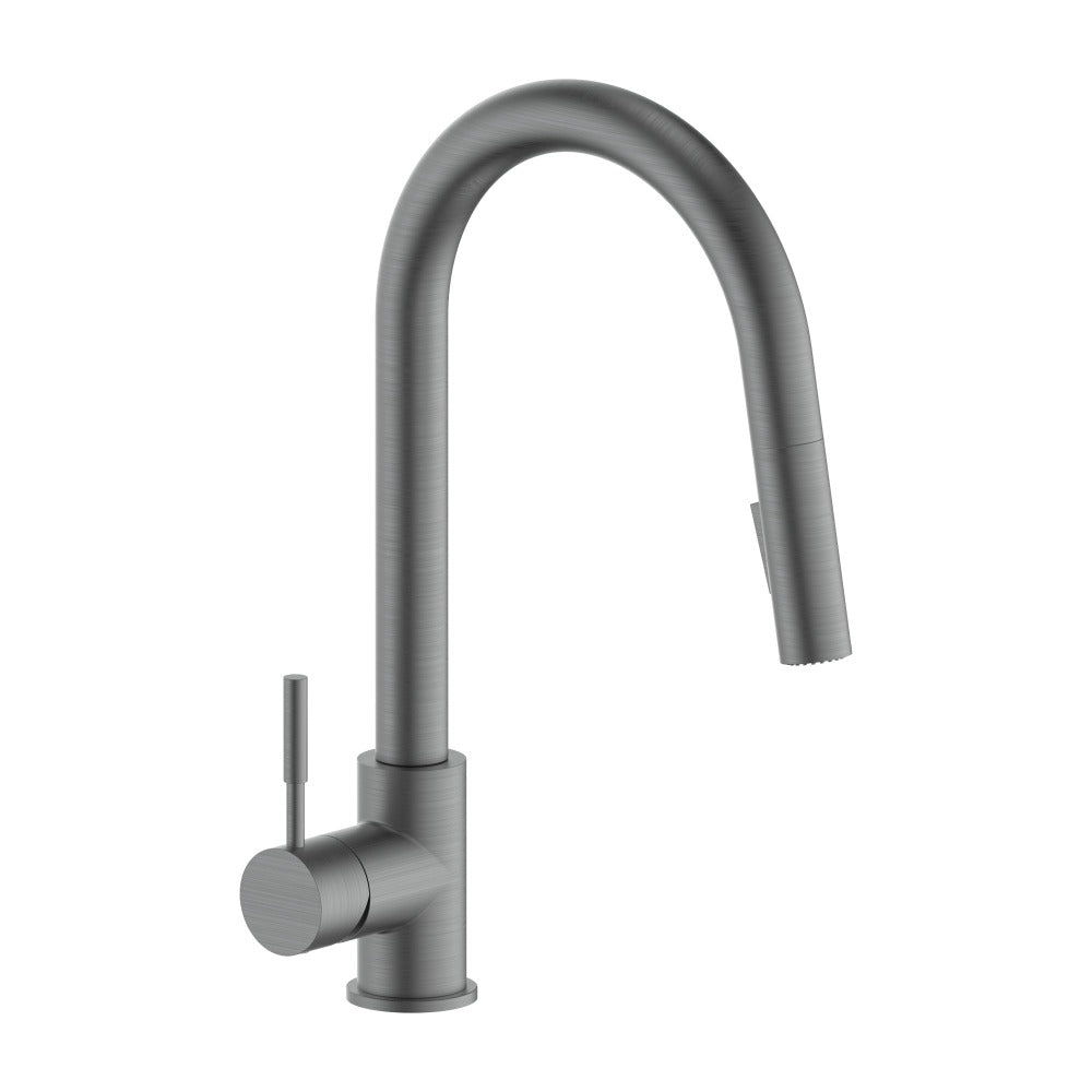ZLINE Gemini Pull Down Kitchen Faucet in Gun Metal (GEM-KF-GM)