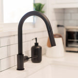 ZLINE Gemini Kitchen Faucet in Matte Black (GEM-KF-MB)