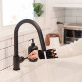 ZLINE Gemini Kitchen Faucet in Matte Black (GEM-KF-MB)