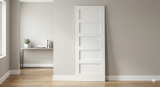 Ivanees 5-Panel Solid Core Shaker Door Slab 96 Inch Height