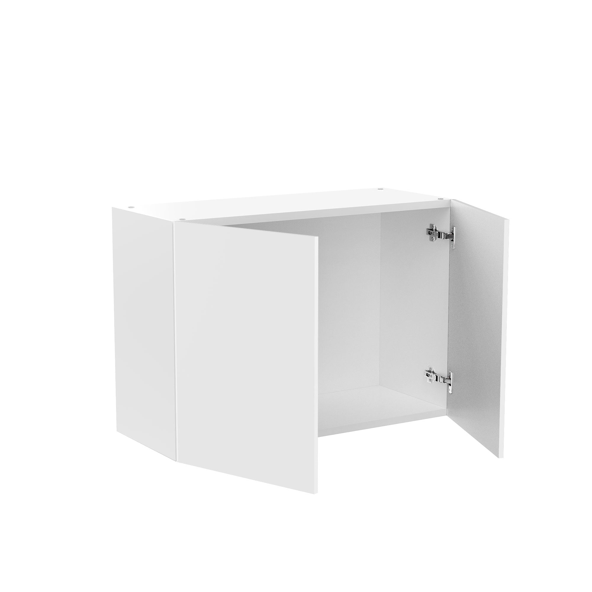 RTA - Glossy White - Double Door Wall Cabinets | 24"W x 18"H x 12"D