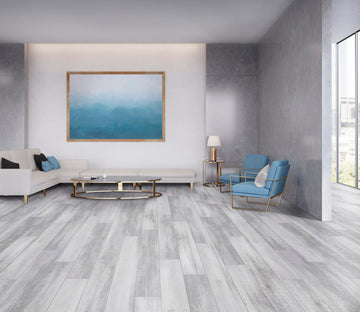 Luxury Vinyl Plank - Grey Reef With Square Edge - 5.5mm, 20 Mil Wear Layer - Riptide-II Collection (36.64 Sq. Ft./Box)