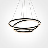 LED Pendant Light Fixture, Round, Dimmable, 3000K (Warm White), Matte Black (P2062-864)